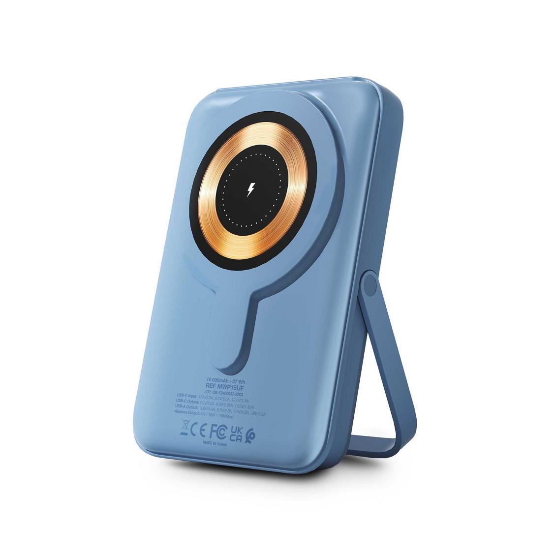 Urban Factory Magnee Power 10,000mAh Wireless Rechargeable Battery Pack - Blue