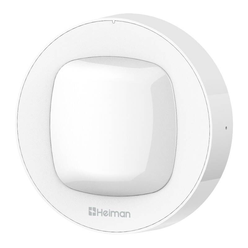 Heiman Smart Motion Sensor WS3MS (Size: 10x5x2 inches, Black)
