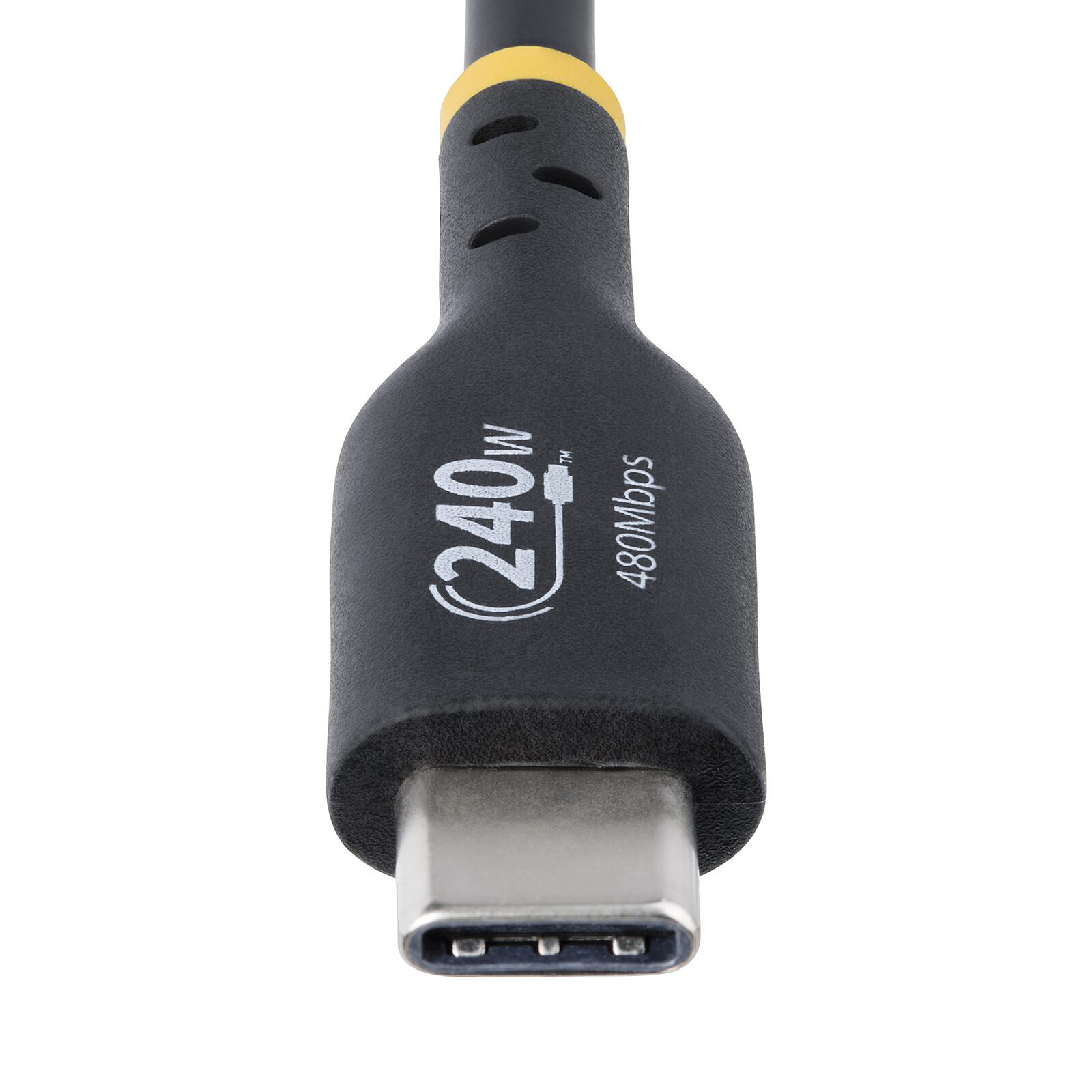 Cable USB-C a USB-C 2.0 StarTech.com - 240W 5A PD EPR - 2 m - Negro