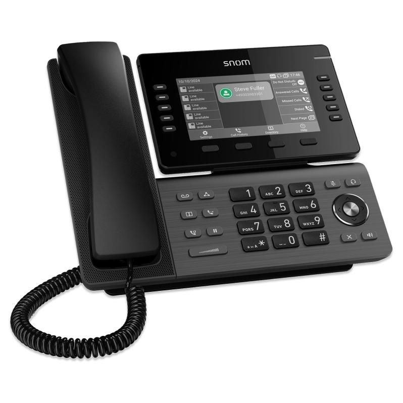 Snom D815W Desk Phone - Black TFT WiFi
