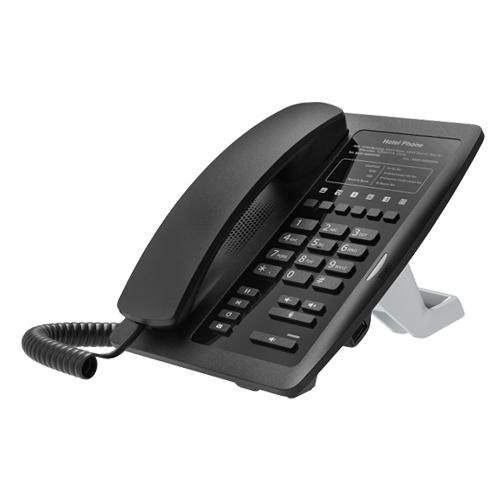 Fanvil H3W Fixed Phone, 2 Lines, Wi-Fi, Black