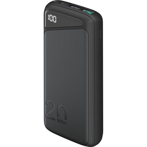 Batería portátil Goobay 20000 mAh de polímero de litio Negro