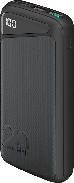 Goobay 20000mAh Lithium Polymer Power Bank (Lipo) Black