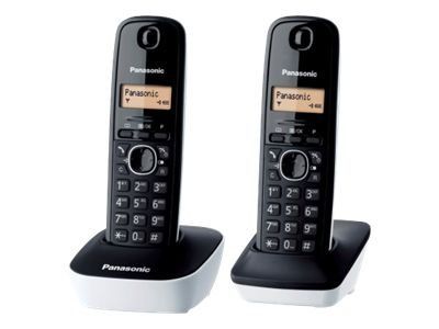 Panasonic KX-TG1612 - Cordless Phone with Caller ID - DECT + 1 Extra Handset