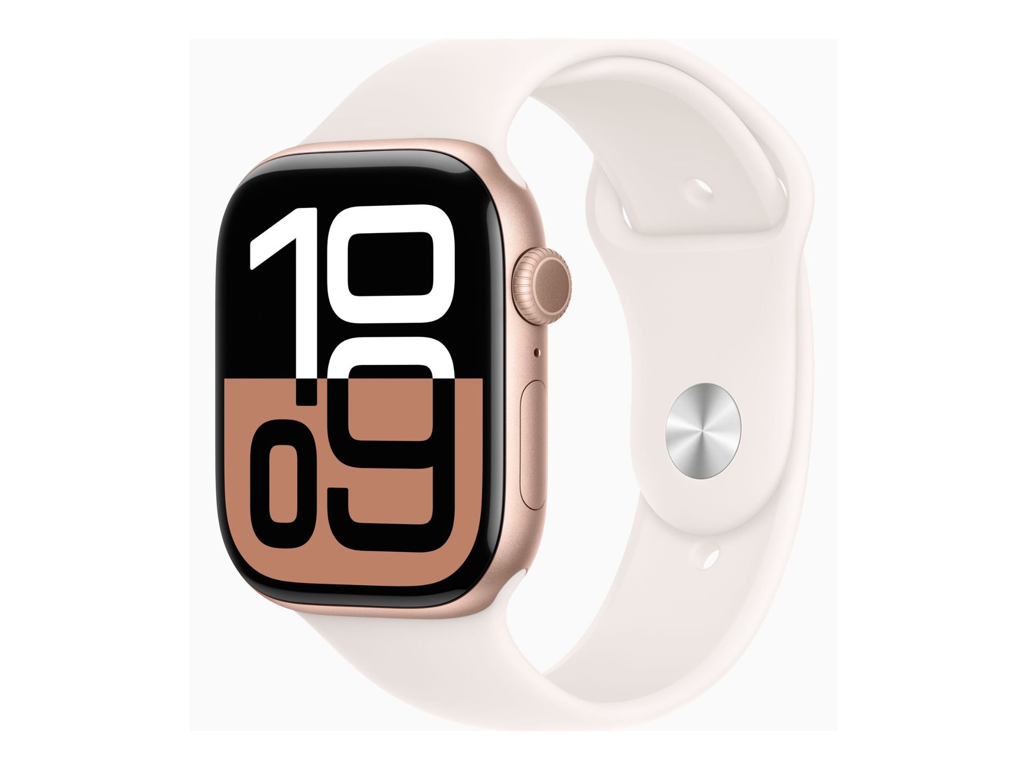 Apple Watch Series 10 GPS + Cellular, 46mm Aluminium Case, Rose Gold - S/M