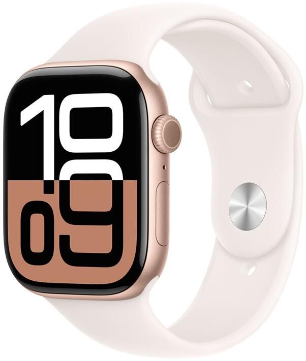 Apple Watch Série 10 GPS Boîtier en Alumimium 46mm Finition Or Rose - Taille S/M