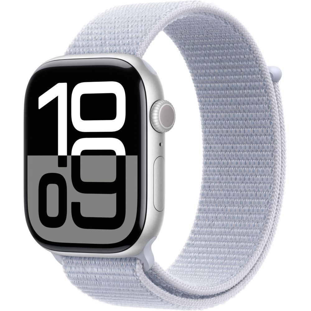Apple Watch Series 10 GPS - 42mm Aluminum Case - Silver Finish Strap