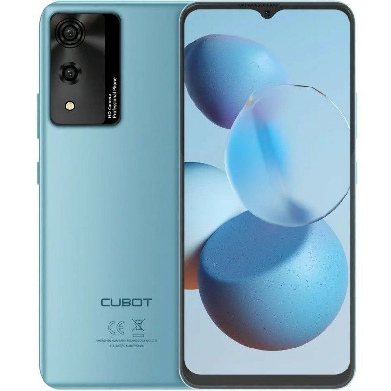 Cubot A10 Smartphone - 6.56" Display, 4GB RAM, 128GB Storage, Blue
