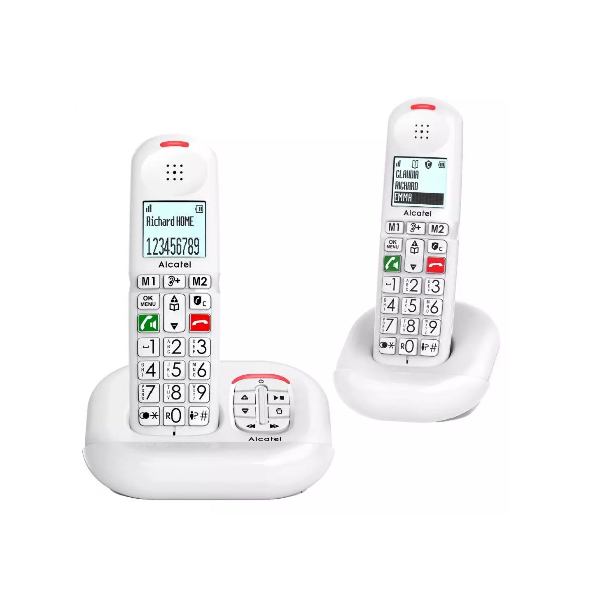 Alcatel Duo Wireless Phone XL685VOICEDUOBLANC