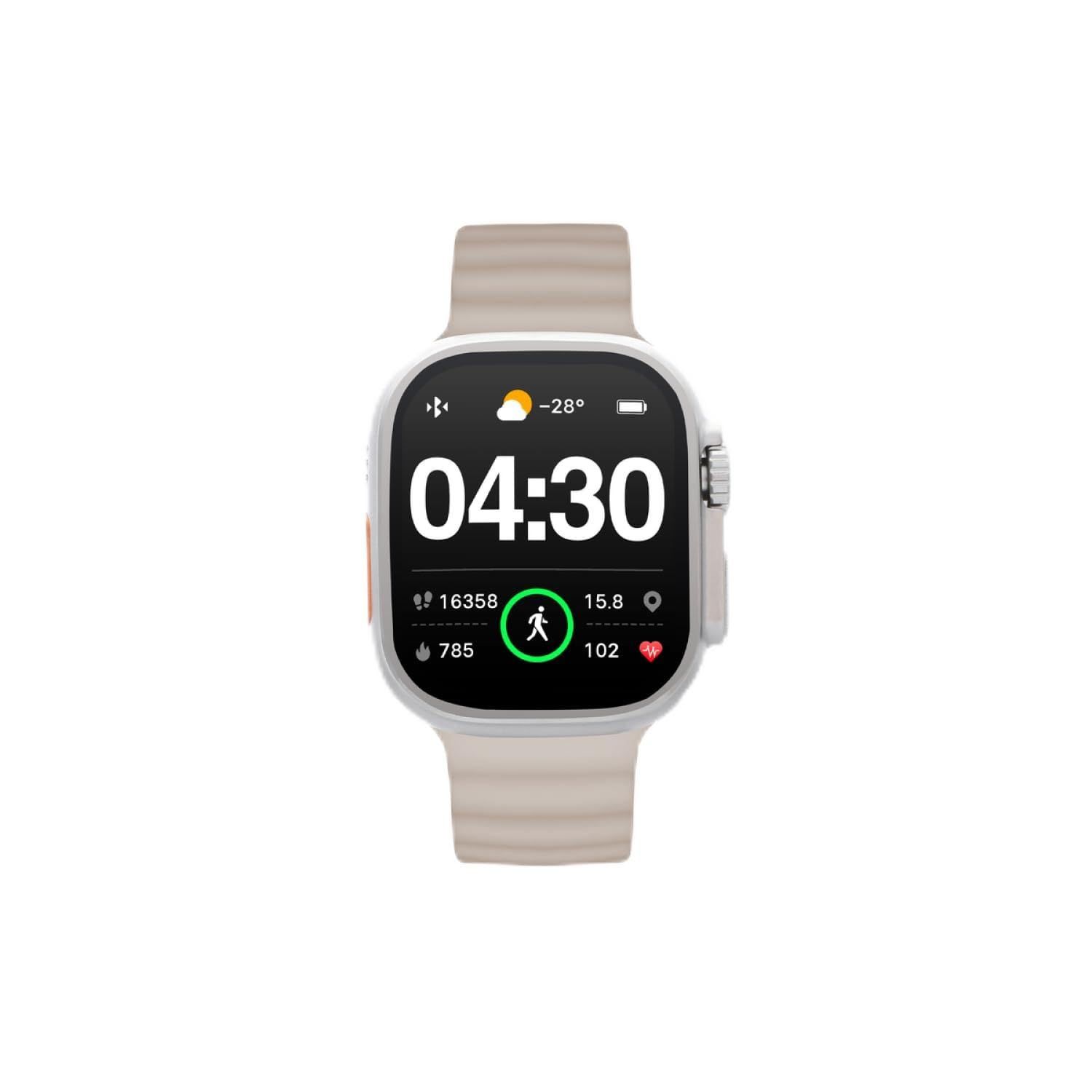 RADIANT Smartwatch Sili Areia (Size: 40mm, Color: Sand, Capacity: 1.39inch Display)