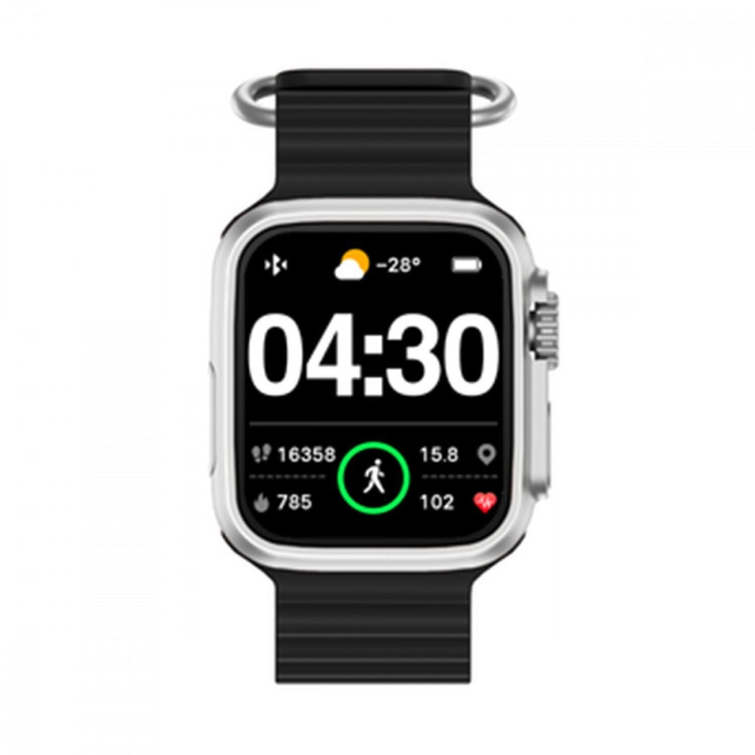 RADIANT Smartwatch 36mm Silicone Black