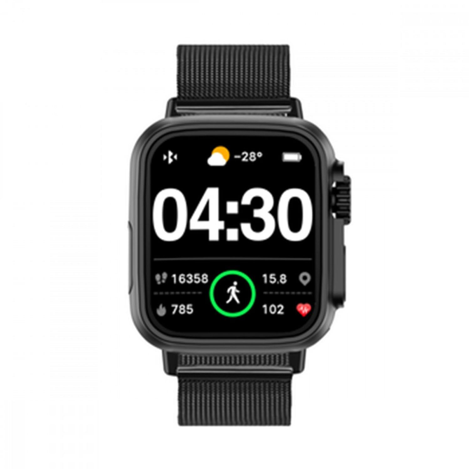 RADIANT Smartwatch Mesh Band, 36mm Black