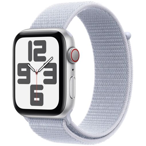 Apple Watch SE - 44 mm Argent GPS + Cellulaire