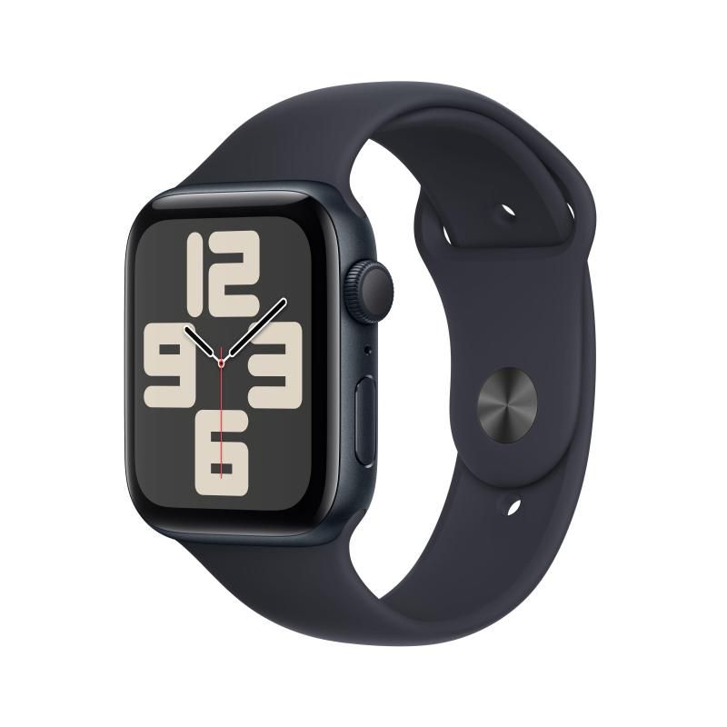 Apple Watch SE (2023) GPS 44mm Aluminum Case Midnight with Sport Band Midnight