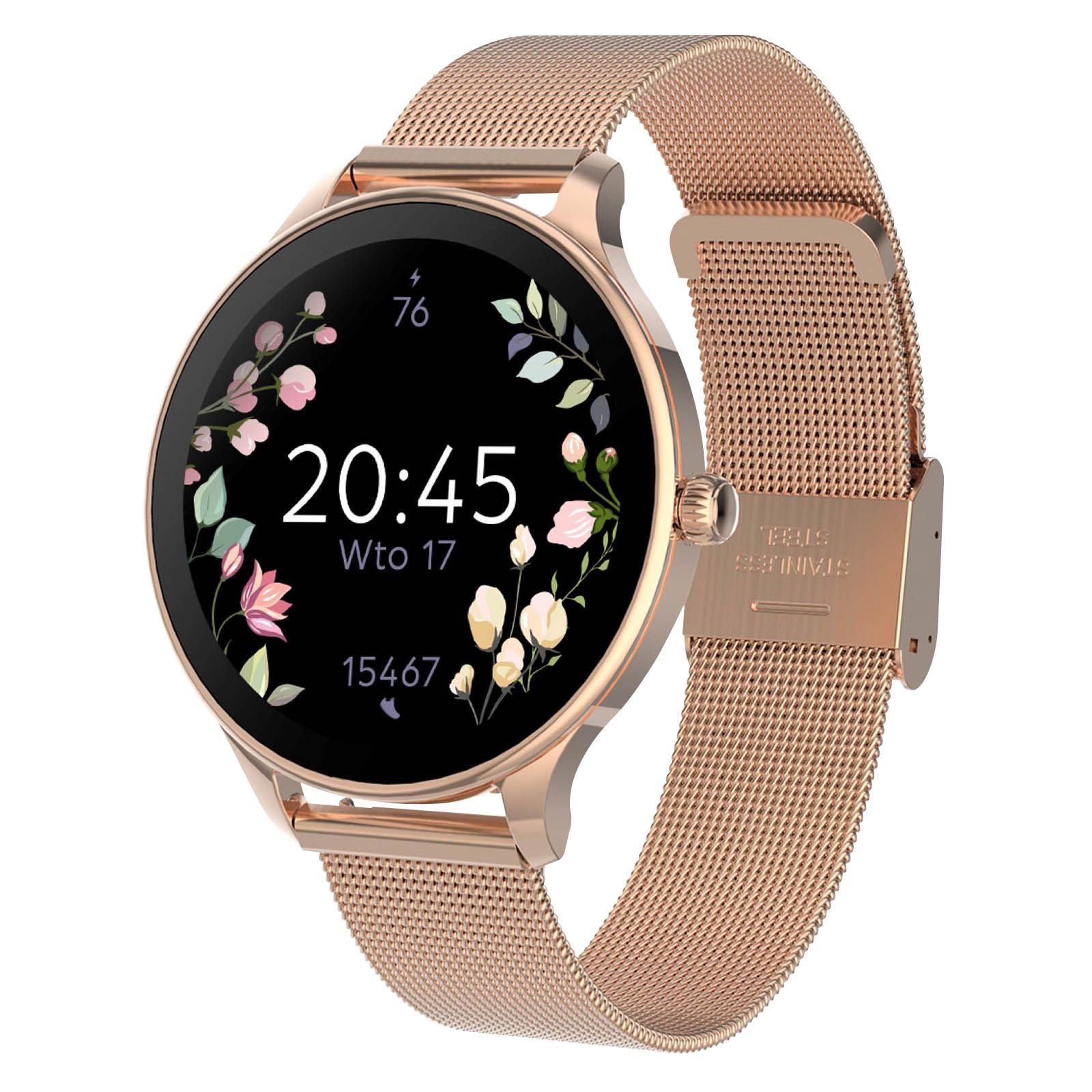 Forever Rose Champagne Connected Watch for Women