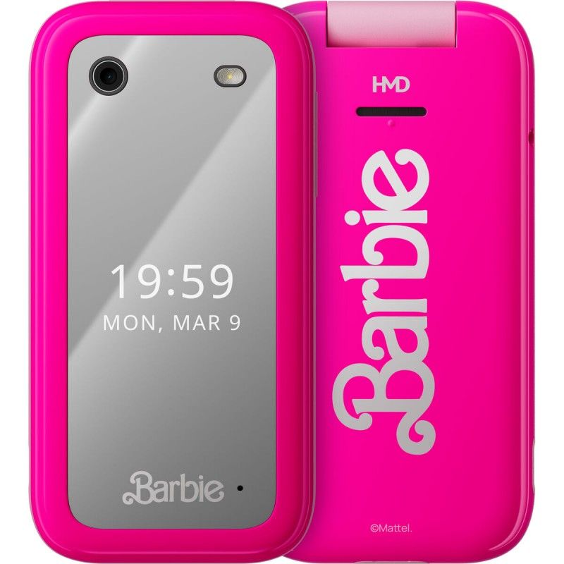 HMD Barbie Mobile Phone 1.77" 2.8" 64MB RAM 128MB Pink