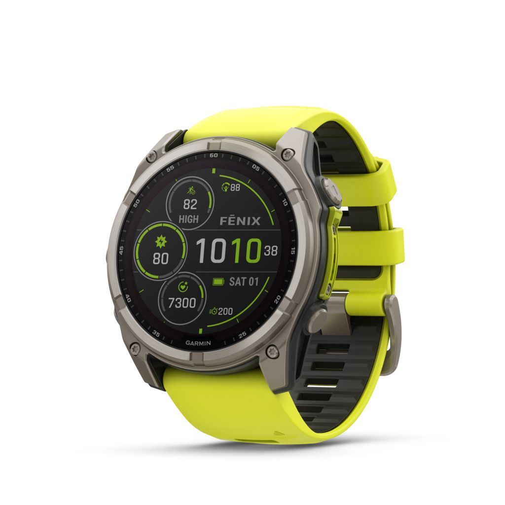 Reloj deportivo GPS Garmin Fenix 8 Solar Saphir Titanio 51 mm Gris Grafito