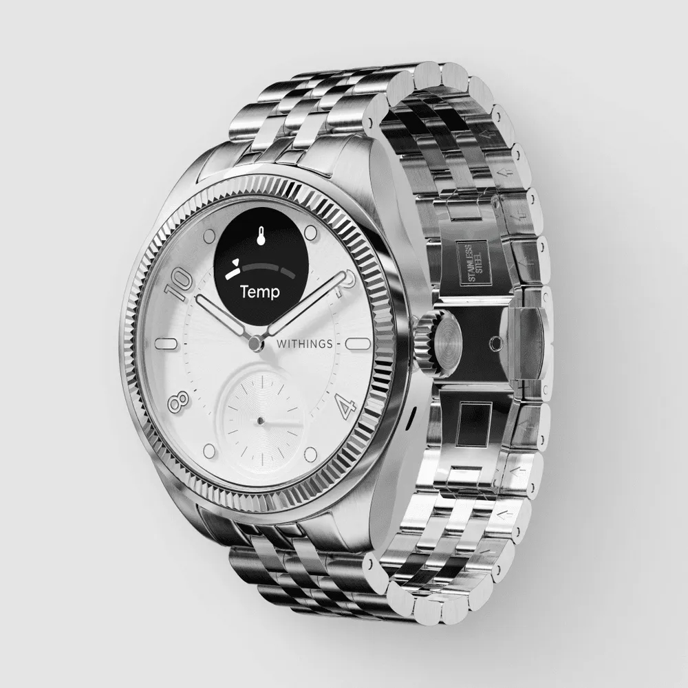Withings ScanWatch Nova - 39mm Hybrid Grey, Titan GPS