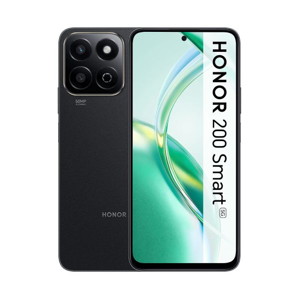 Honor 200 Smart 5G - 4GB RAM, 256GB Storage, Midnight Black (Dual SIM)
