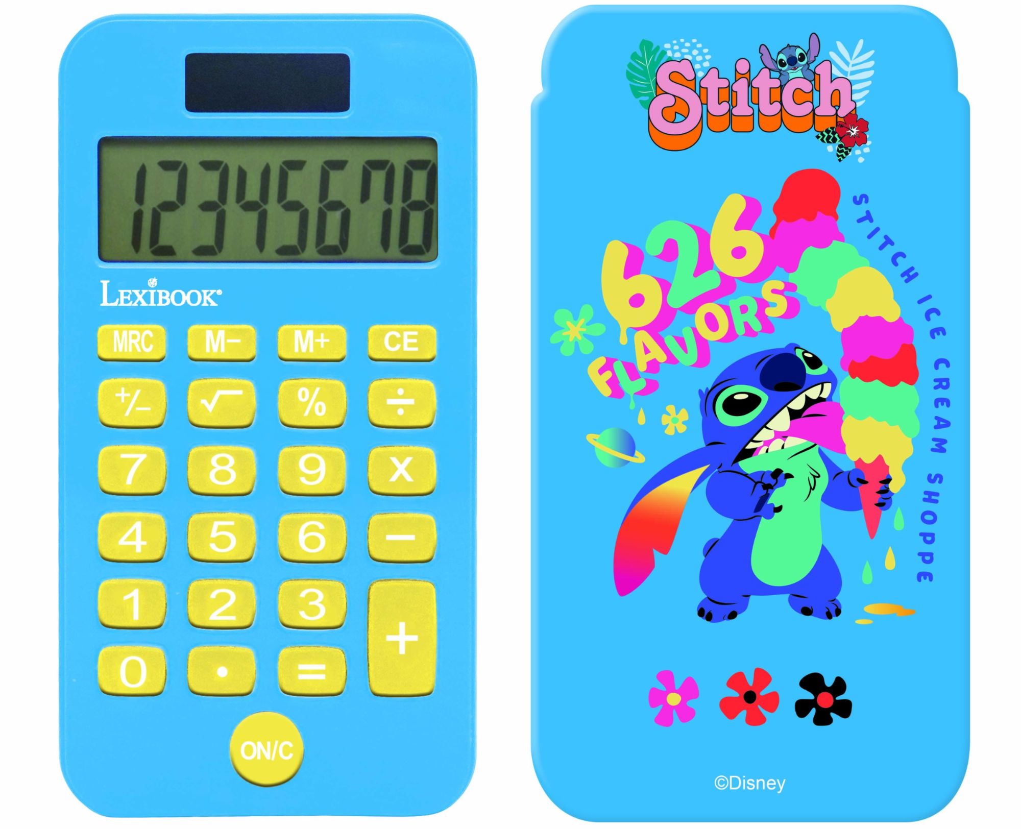 Lexibook 8-Digit Pocket Calculator with Stitch Protective Cover