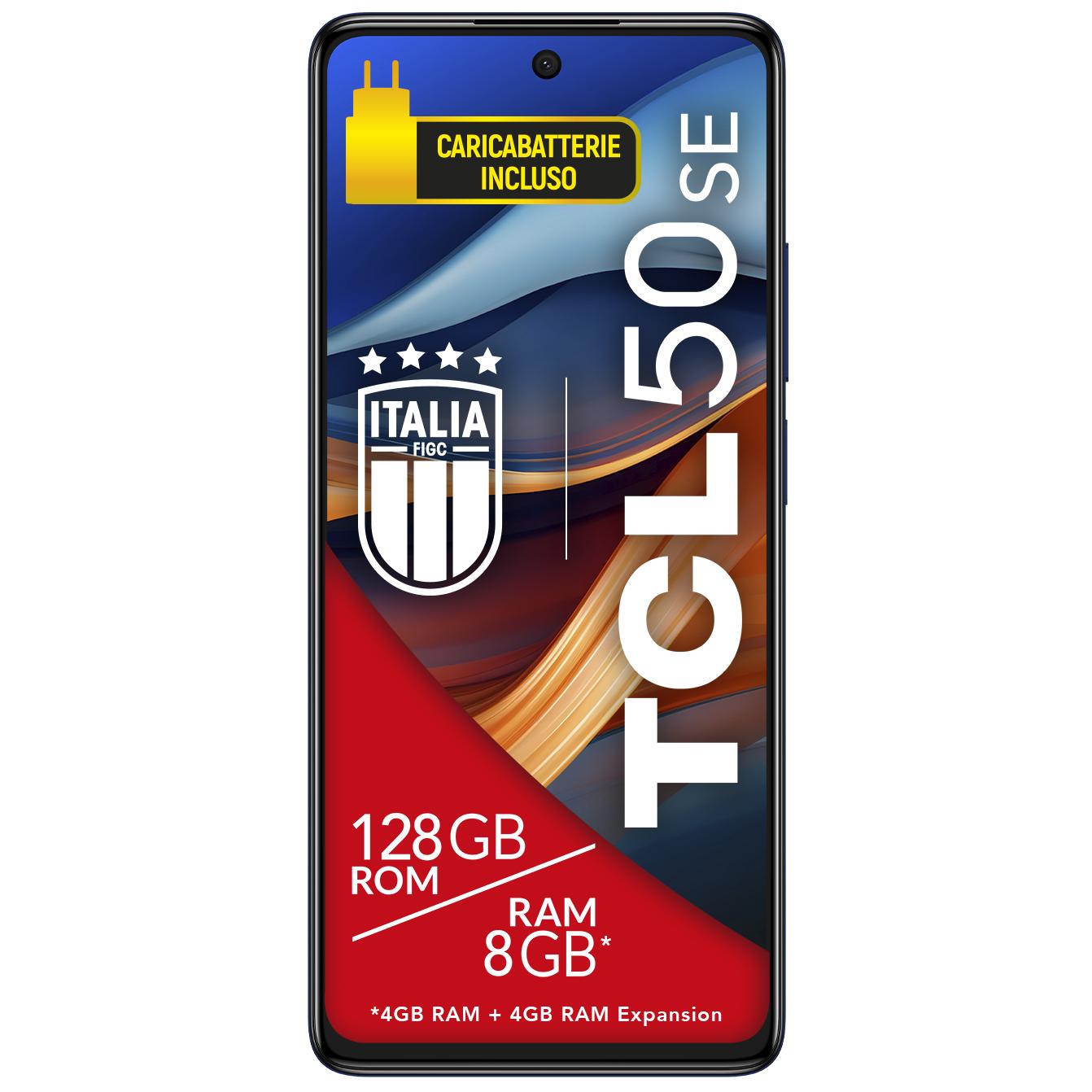 TCL 50 SE 6.78" Dual SIM Android 14 4G USB Type-C 4GB 128GB 5010mAh Blue