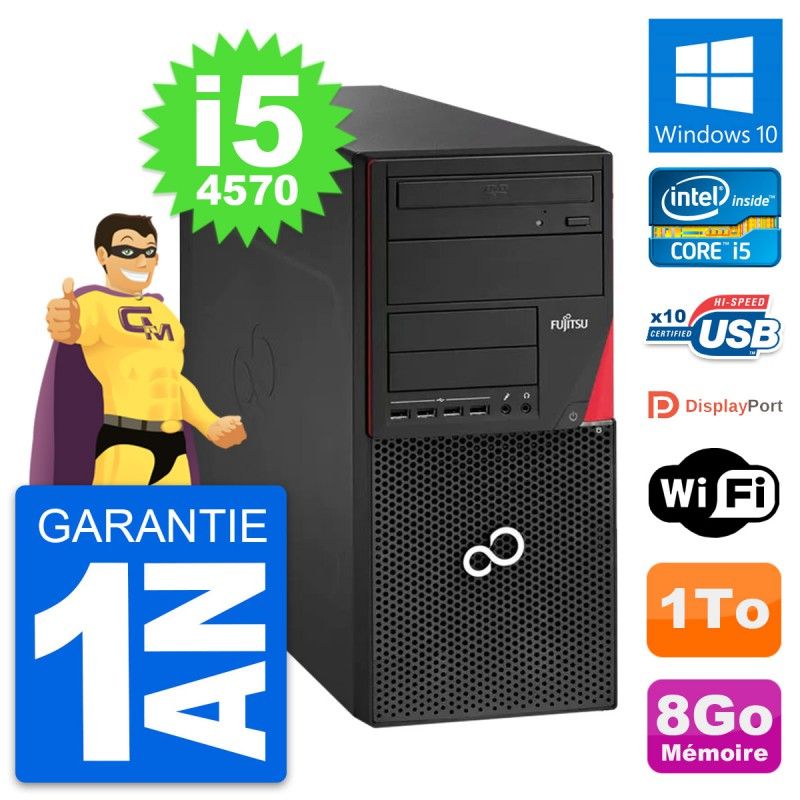 Fujitsu Esprimo P920 Core i5 Laptop - 8GB RAM, 1TB HDD, Windows 10, WiFi