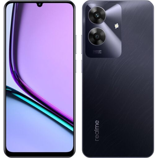 Realme Note 60 Double SIM (4 Go de RAM, 128 Go de stockage) - Noir