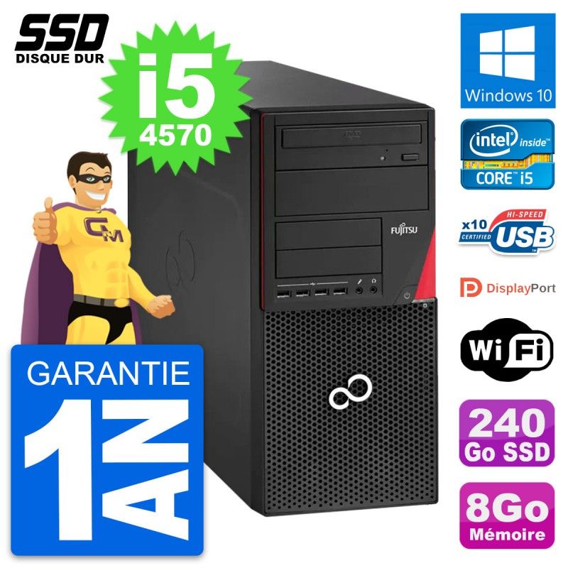 Fujitsu Esprimo P920 PC Tour - Intel i5-4570, 8GB RAM, 240GB SSD, Windows 10, WiFi