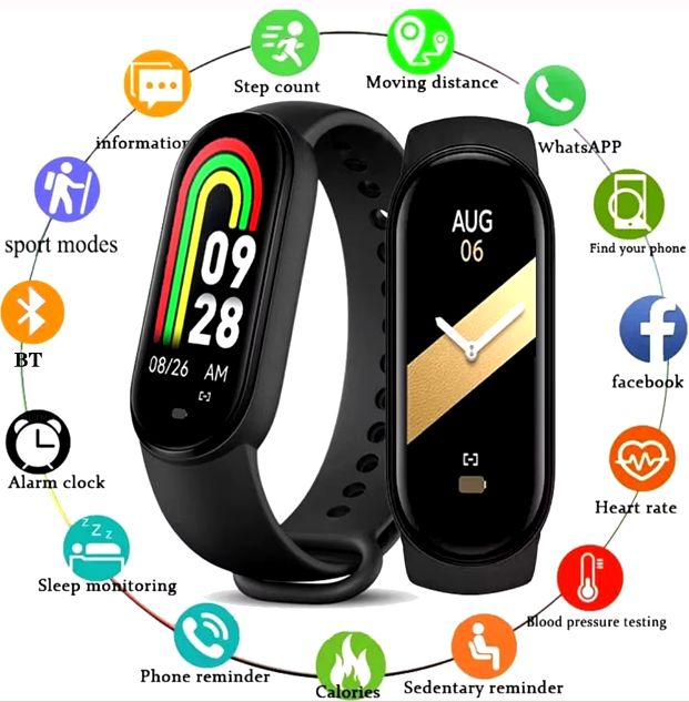 Xiaomi Mi Smart Band 8 Active (Black)