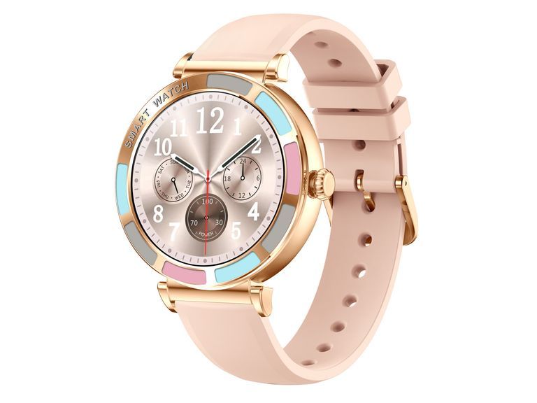 Trevi T-FIT 245L Digital Watch with 1.27" IPS Touchscreen Display, Pink