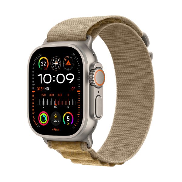 Apple Watch Ultra 2, 49mm, Digital, OLED Display, 4G, GPS (Satellite), Titanium