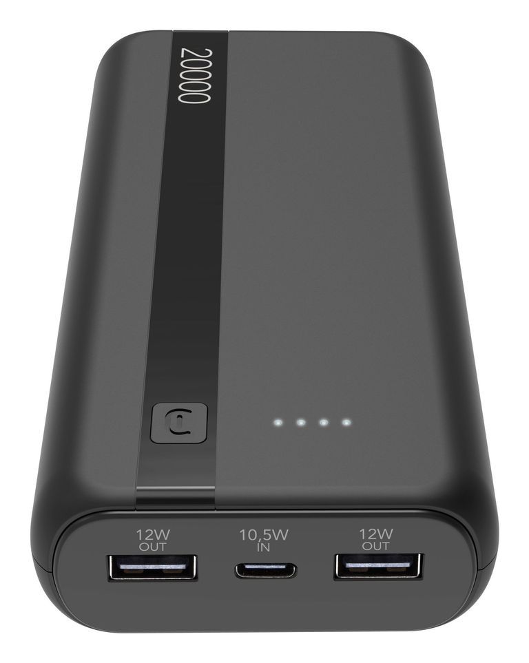 Cellularline 20000mAh Power Bank Portable Charger