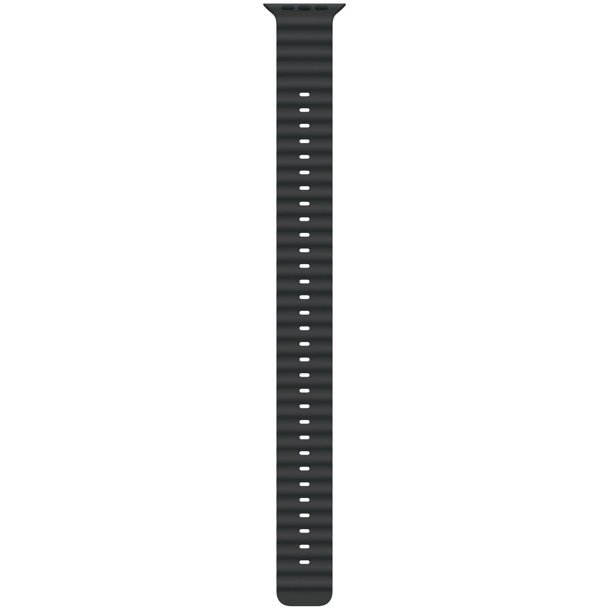 Apple Watch Bracelet Extension - 49mm, Natural Titanium Finish - Black