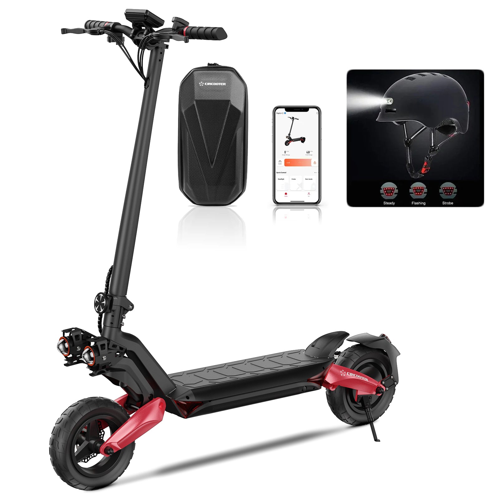 Trottinette électrique tout terrain R3 800W - Avec serrure antivol