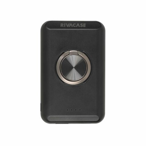 Banca de energía inalámbrica Rivacase de 5000 mAh recargable (LiPo) - Negro
