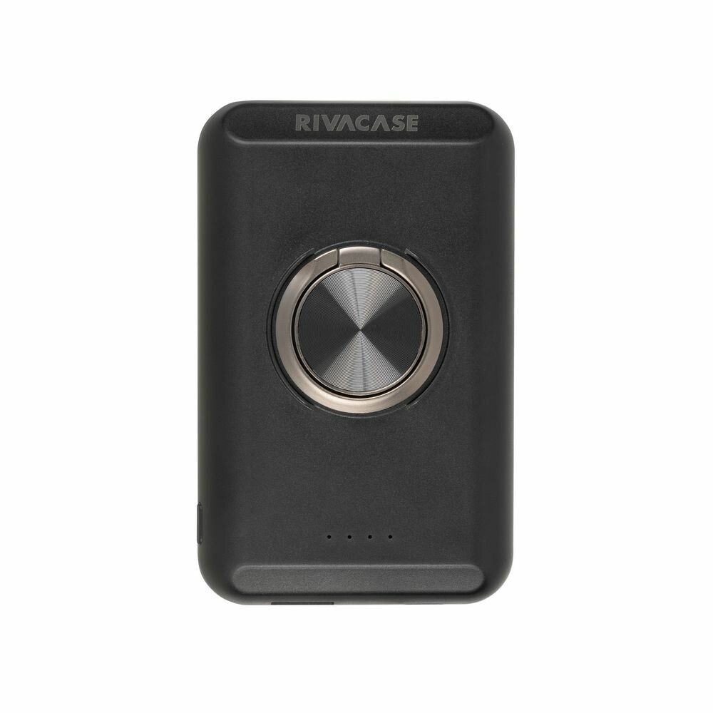 Rivacase 5000mAh Wireless Rechargeable Power Bank (LiPo) - Black
