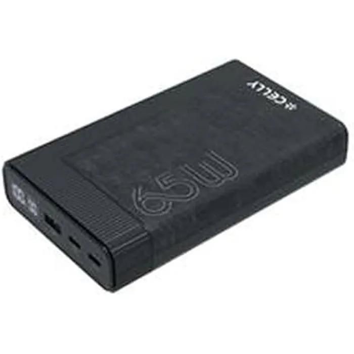 Batería externa Celly - 20000 mAh - Negro