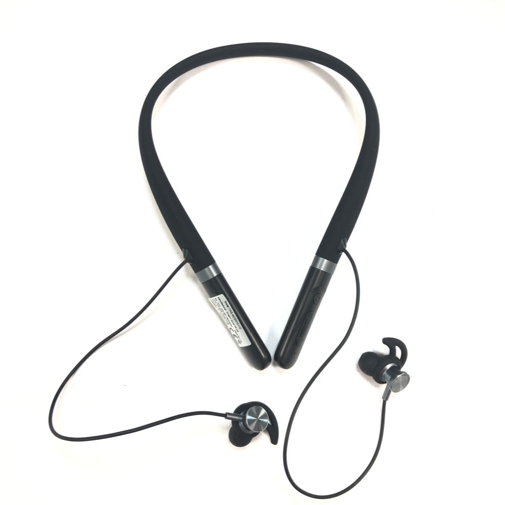 Auriculares con diadema INF con ANC, carga rápida y conectividad dual - Negro