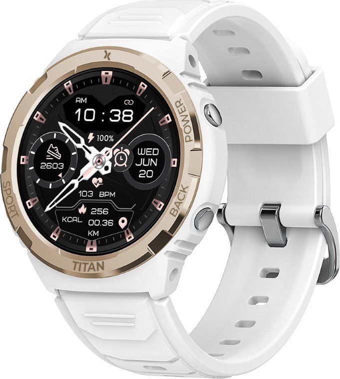 Maxcom Titan Valkiria Connected Watch, White