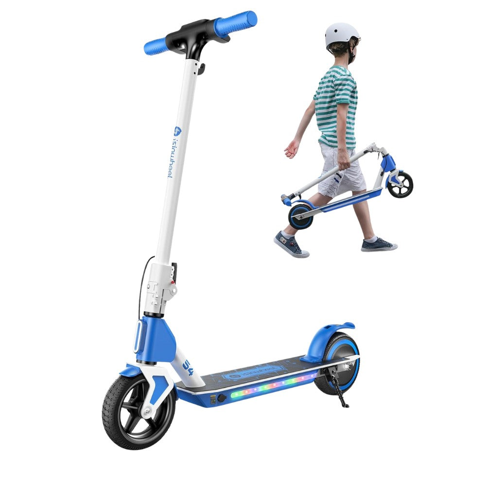 isinwheel S4/S7 Trottinette électrique pour enfants - S4 Bleu / 2PC