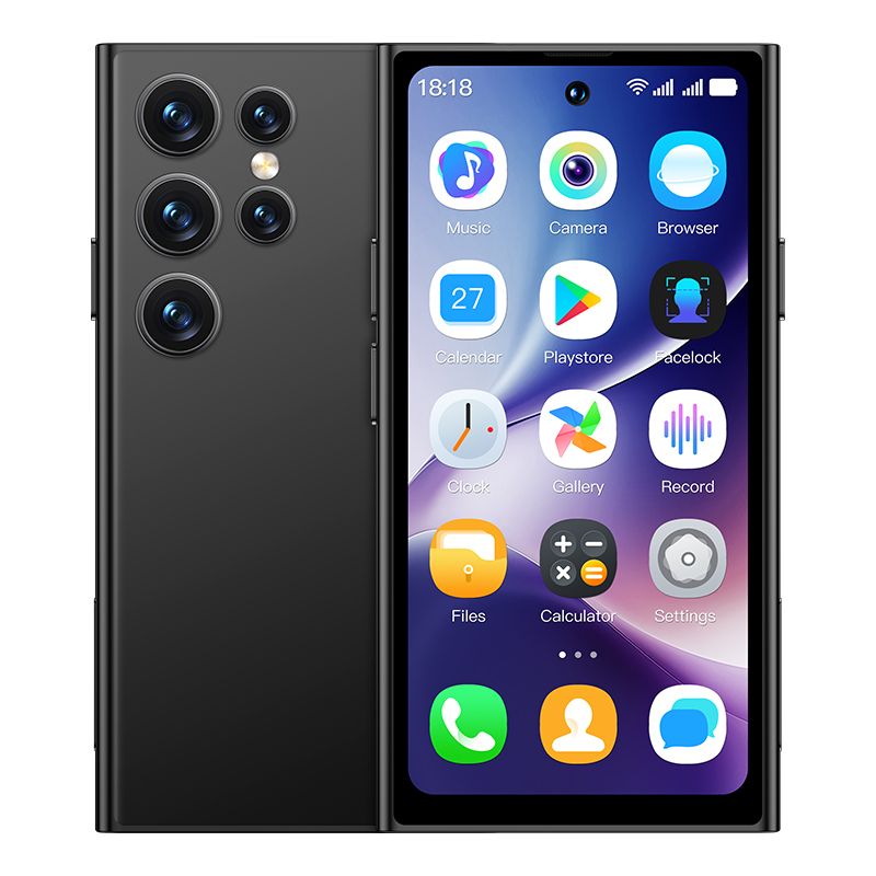 SOYES S25 Pro 3G Smartphone - 4.0 inches, MTK6580M 2GB RAM + 16GB Storage, Android 10, Face Unlock, Dual Standby, 2000mAh Battery, Black