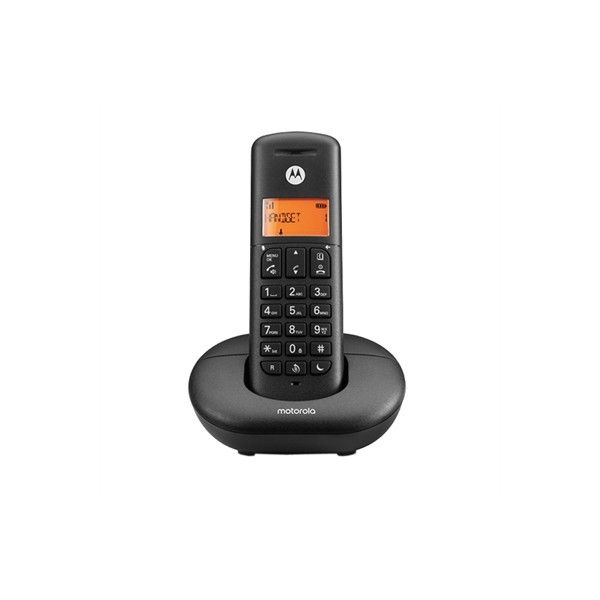 Motorola E201 Caller ID DECT Phone - Black