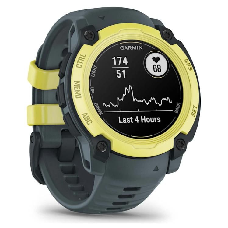 Garmin Instinct E 40mm Grey, Lime Green GPS Watch (010-02932-01)