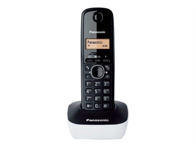Panasonic KX-TG1611 - Cordless Phone with Caller ID - DECTGAP - White