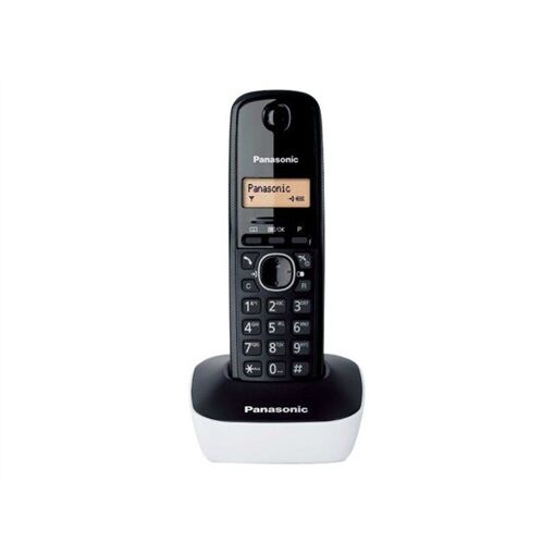 Panasonic KX-TG1611 - Teléfono inalámbrico con identificador de llamadas - DECTGAP - blanco