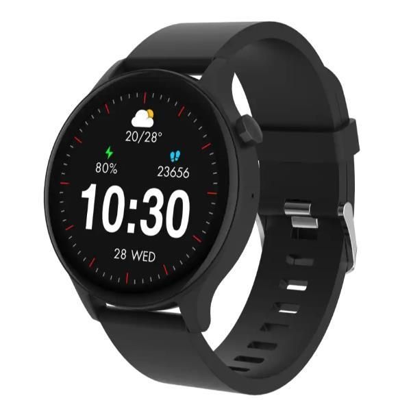 Denver SWC-338B Smartwatch - 1.38" TFT Screen, 240 x 240 pixels, Touchscreen, Black
