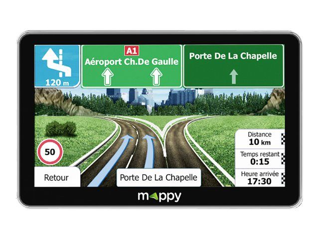 Mappy MAXI E738 - 7" GPS Navigator for Cars