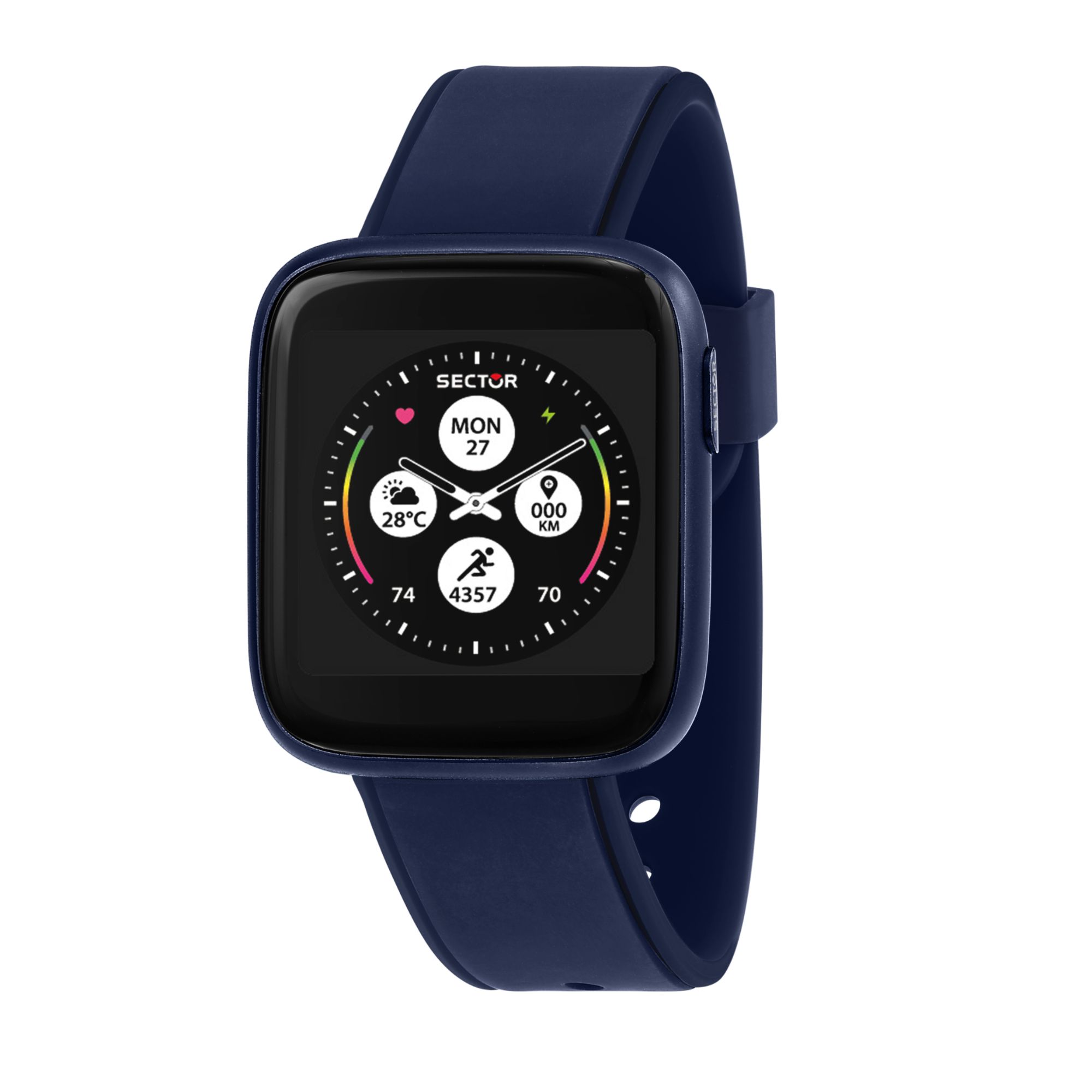 Sector Aluminum Watch S-04 Blue Silver ST