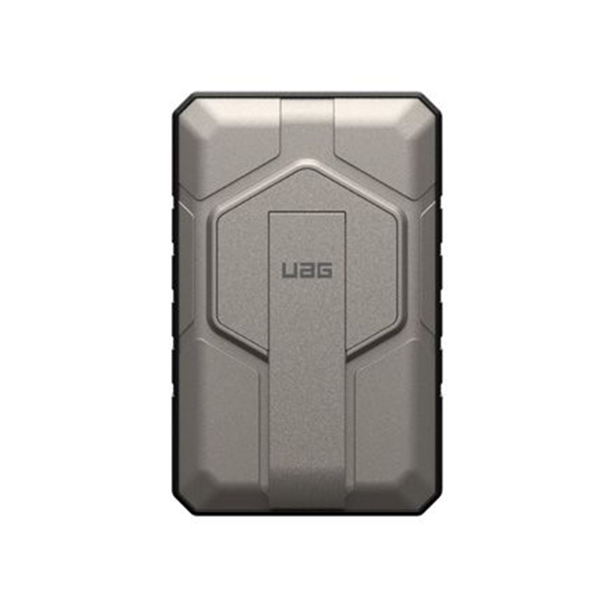 Powerbank Magsafe 10000mah Avec Support Intégré Recharge Rapide Uag Noir / Argent