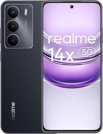 Realme 14x 5G - 256GB, Dual SIM (Black)